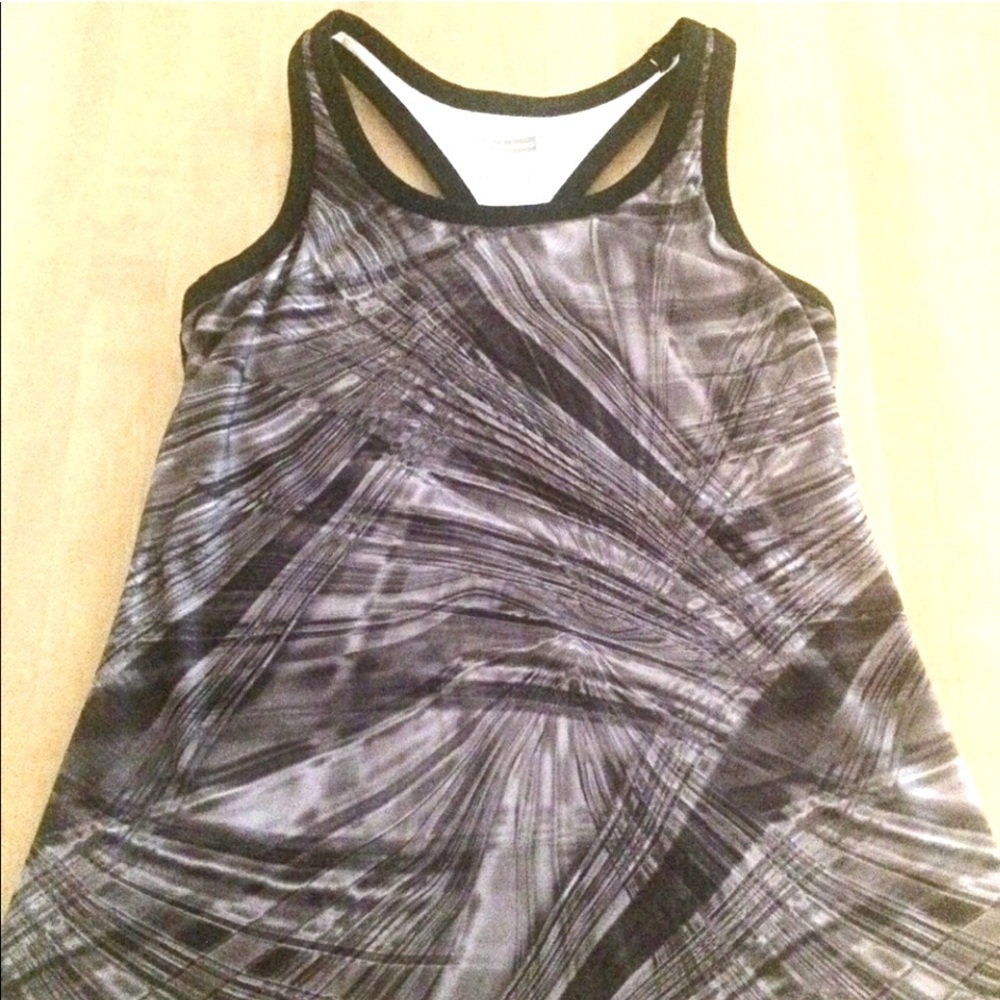 NEW BALANCE Racerback Tank Tops, gray